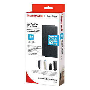 Honeywell Filter B+ Odor And Gas Reducing Air Purifier Pre-filter - 2 Pack, HRF-B2