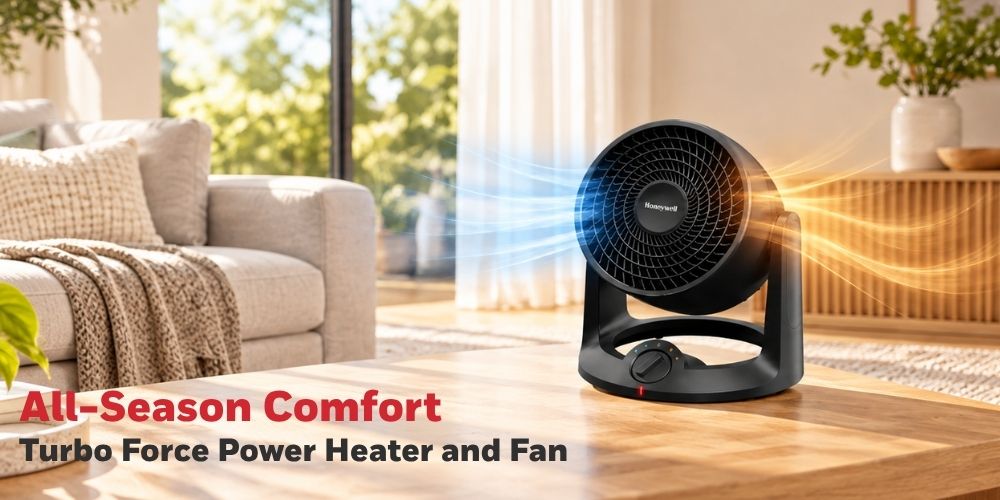honeywell fan with heat