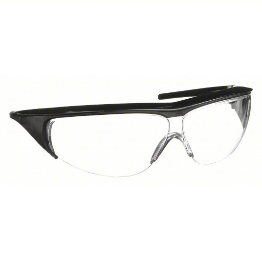 Uvex by Honeywell Anti-Fog Coating Safety Glasses, Black Frame with Clear Lenses - 11150355
