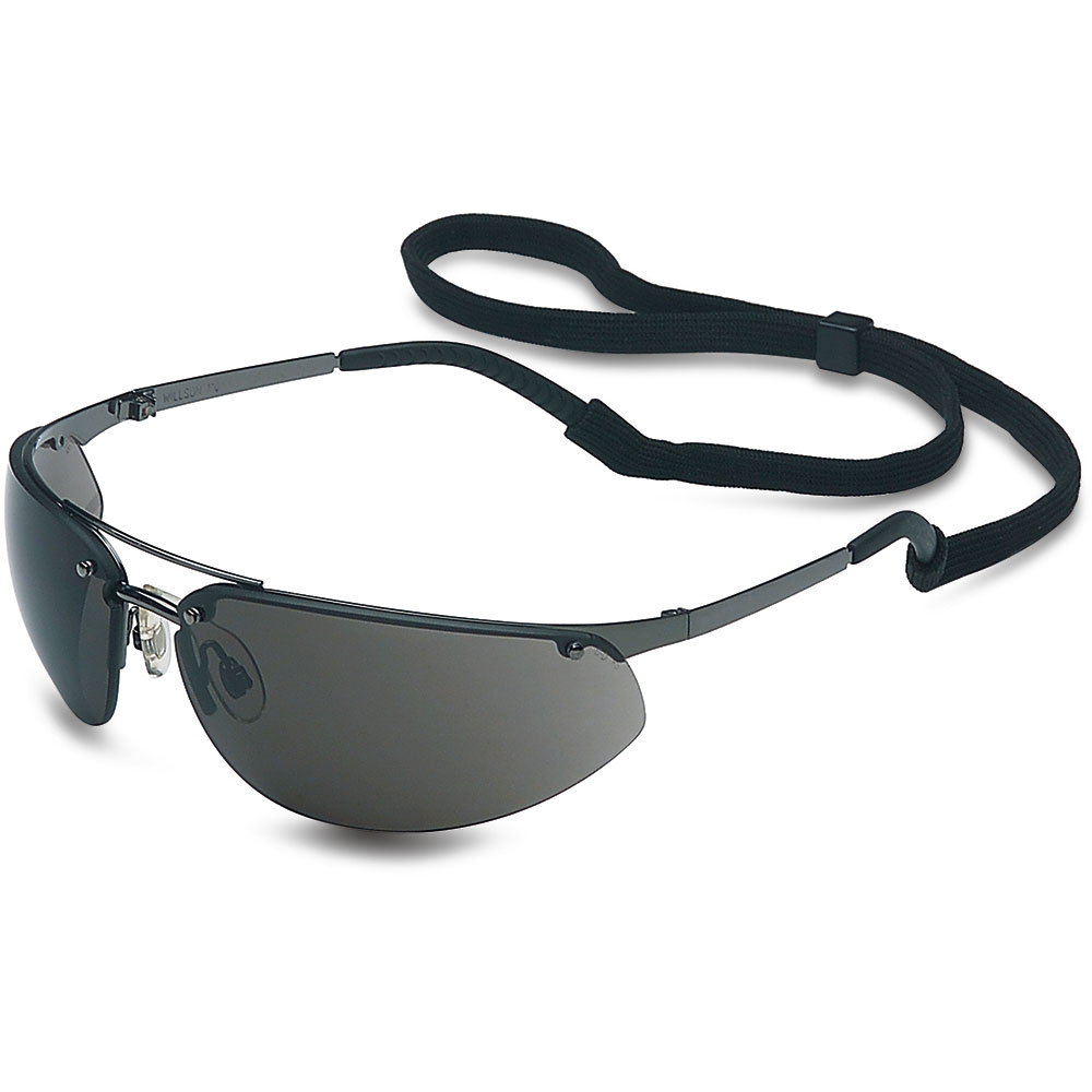 Uvex by Honeywell Fuse Safety Eyewear Gunmetal Frame, Gray Lens with Fog-Ban Anti-Fog Coating - 11150806