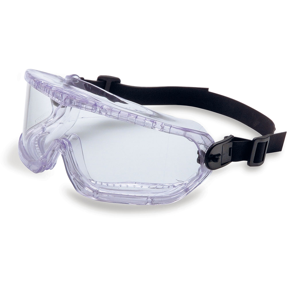 Uvex by Honeywell V-Maxx Safety Goggle Indirect Vent, Neoprene Headband, Clear Lens with Fog-Ban Anti-Fog Coating - 11250810