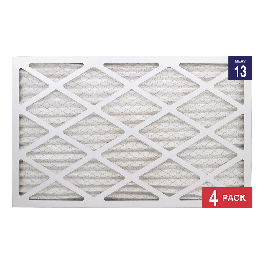 Honeywell 16x25x1 Furnace Air Filter Ultra Efficiency MERV 13 4 Pack