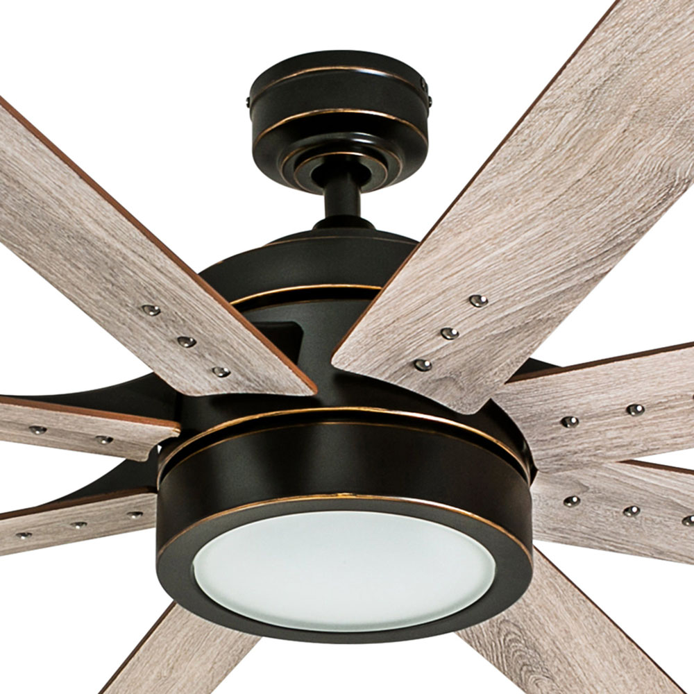 Honeywell Xerxes Ceiling Fan, Oil Rubbed Bronze Finish, 62 Inch - 50609