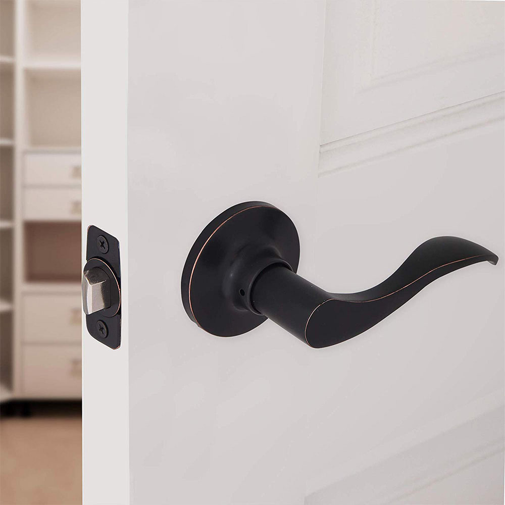 Honeywell Wave Passage Lever, Oil Rubbed Bronze