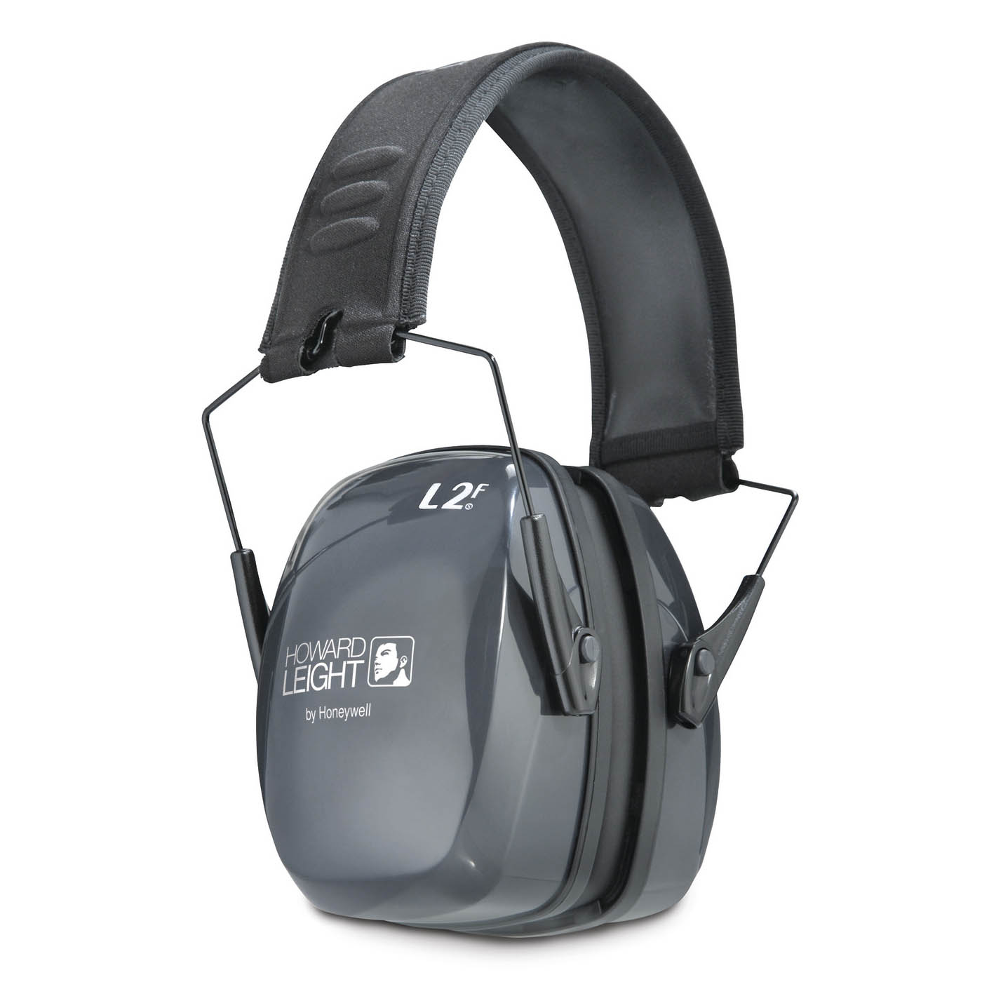 Honeywell Leightning L2F Folding Style Earmuff, Charcoal Gray R-01525