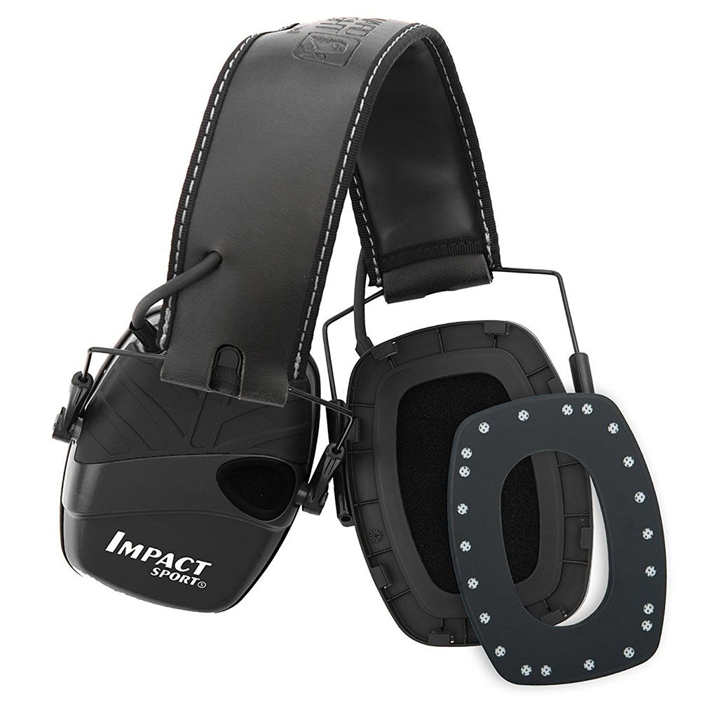 Honeywell Impact Sport Bolt Sound Amplification Earmuff, Black R-02525