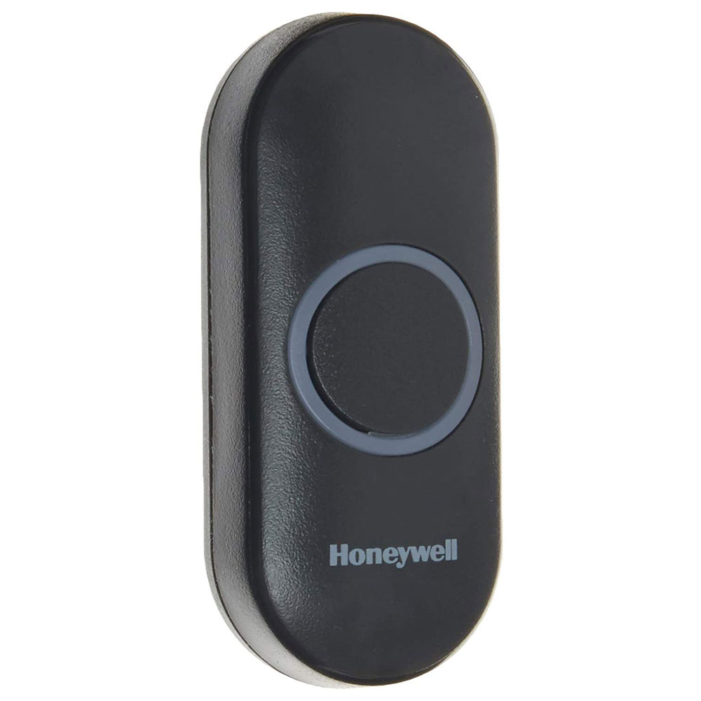 Honeywell Home Wireless Doorbell Push Button for Series 3, 5, 9 Door Bells (Black) - RPWL401B