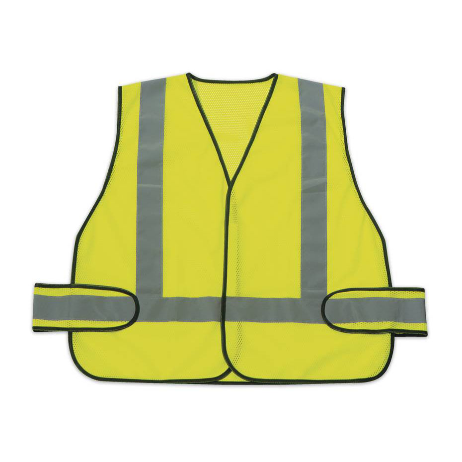 Honeywell High Visibility Lime Green Safety Vest with reflective stripes - RWS-50004
