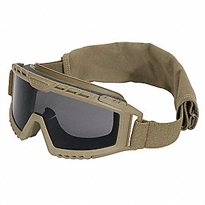 UVEX by Honeywell XMF Tactical Goggle, Desert Tan - S0761D