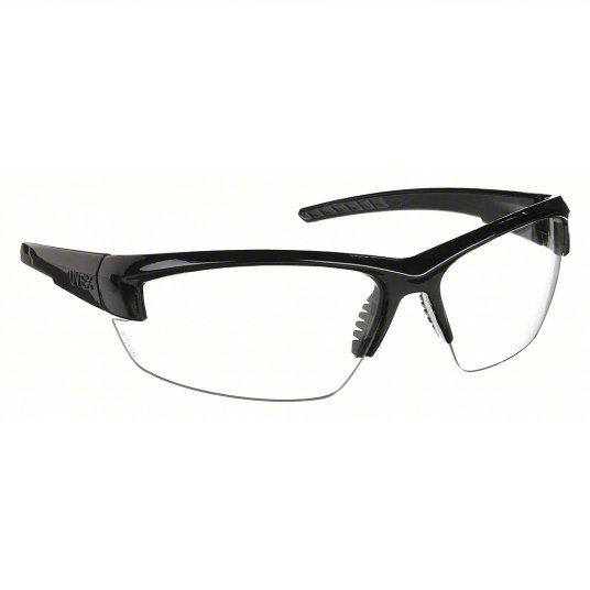 UVEX by Honeywell Bayonet Safety Eyewear, Black/Gray - S1500