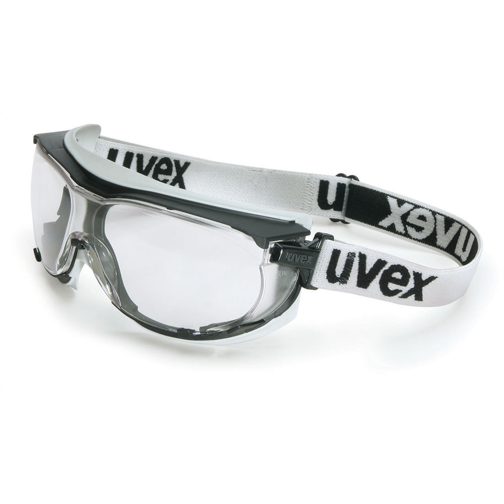 UVEX by Honeywell Carbon Vision Safety Eyewear, Black/Gray - S1650DF