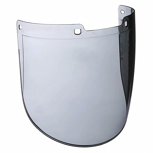 UVEX by Honeywell Turboshield Gray Polycarbonate Replacement Visor, Gray Lens, Uncoated - S9570