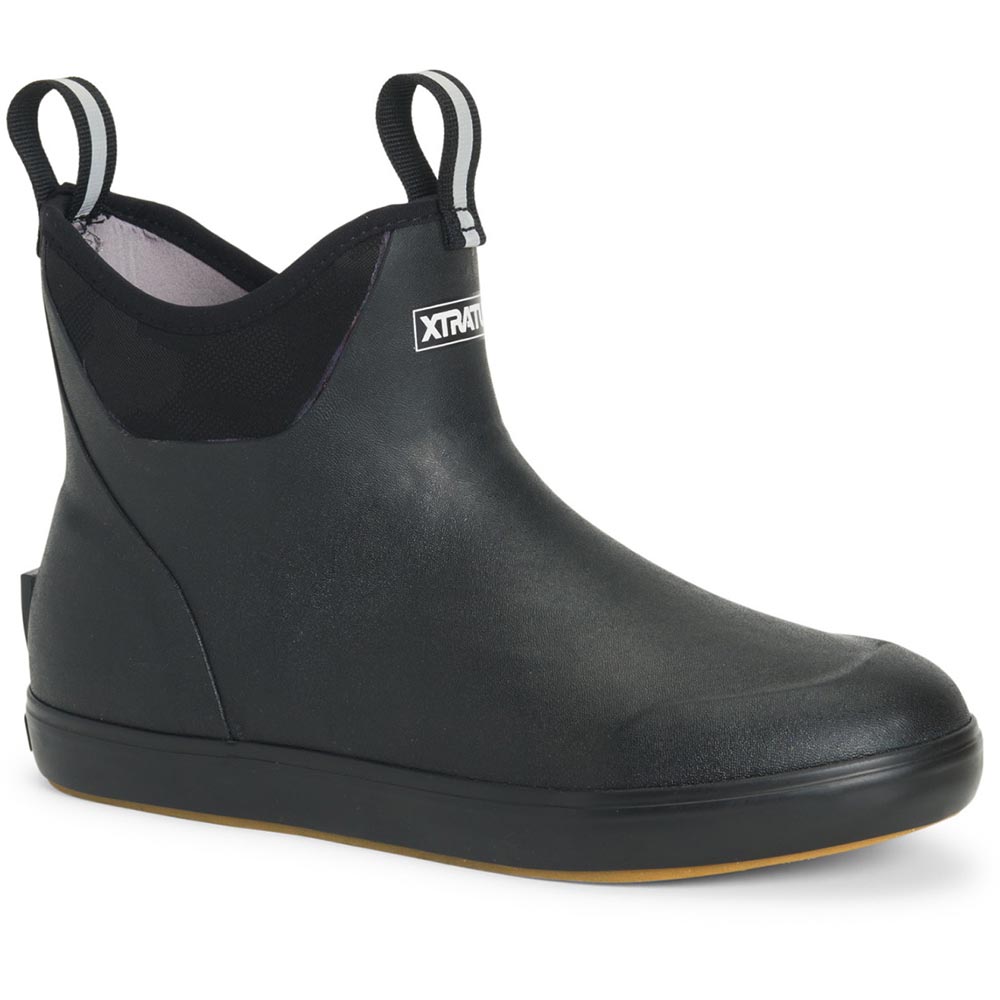 Xtratuf Mens 6In Ankle Deck Boot, Black - XMAB-000 ...