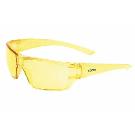 North by Honeywell Conspire Amber Safety Eyewear with Anti-Scratch Hardcoat - XV402