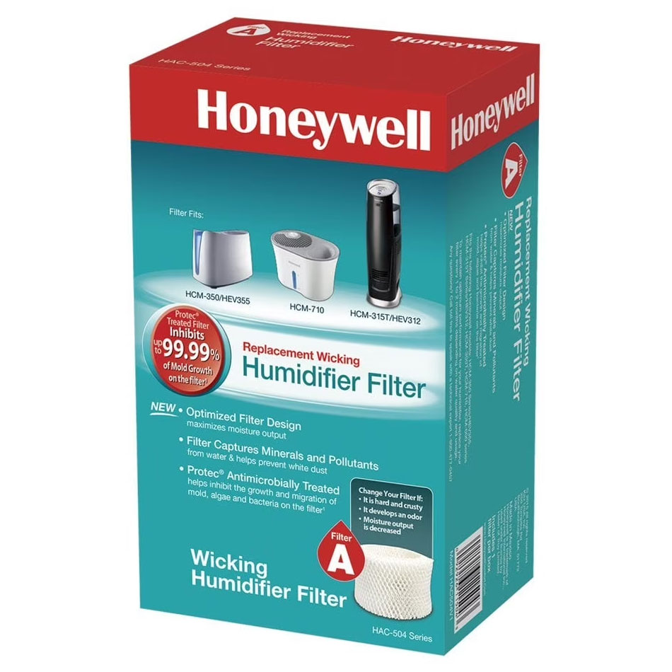 Honeywell Replacement Wicking Humidifier Filter A, 3 Pack - Without Blue Pre-Filter