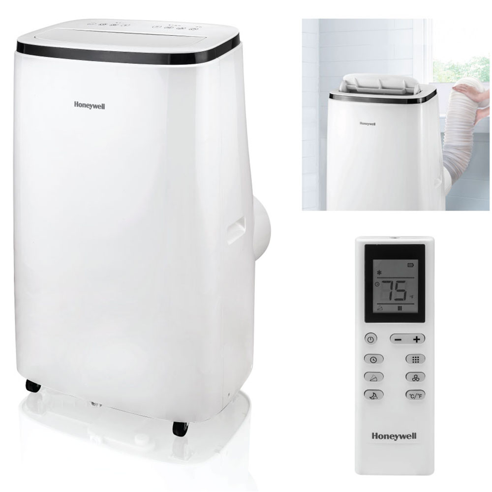 Honeywell 15,000 BTU Contempo Series Heat and Cool Portable Air Conditioner, Dehumidifier & Fan - White, HJ5HESWK0