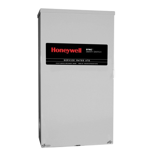 Honeywell RTSM100A3 Single Phase 100 Amp/240 Volt Sync Transfer Switch, Service-Rated