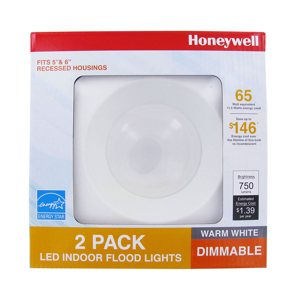Honeywell 65W Equivalent LED Indoor Flood Light - 2 Pack, FP0962