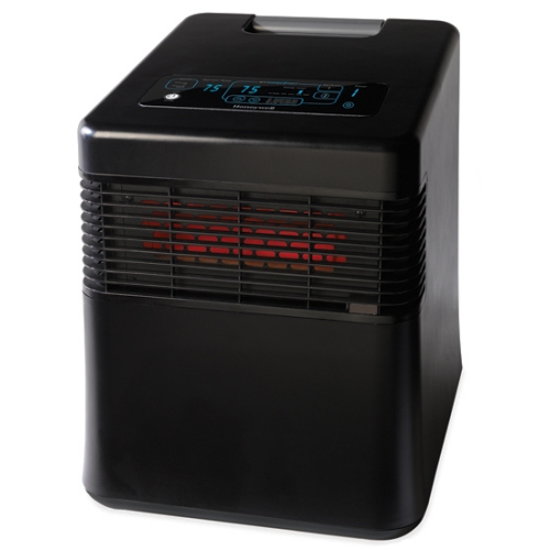 Honeywell Digital Infrared Heater with Quartz Heat Technology, HZ960BT - Black