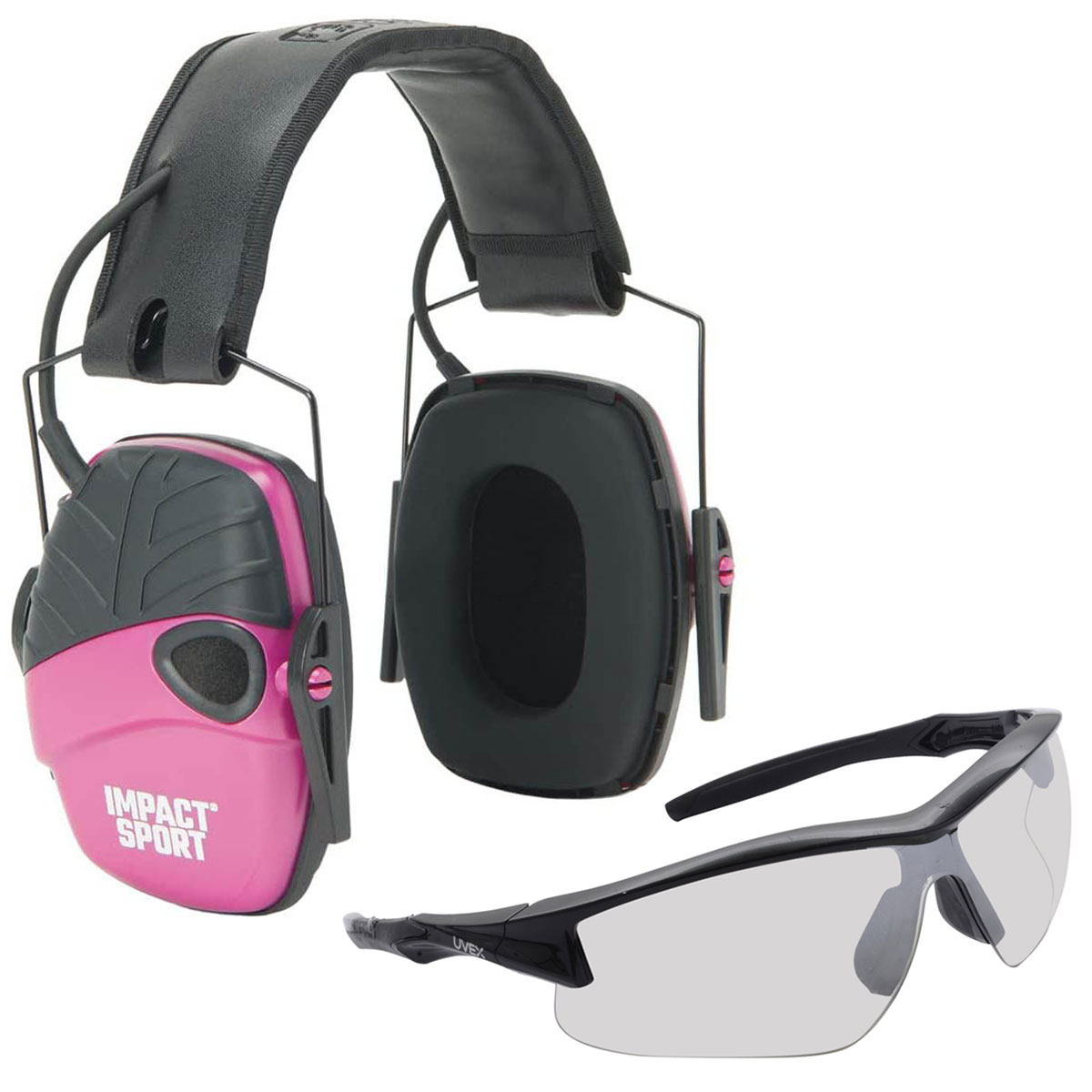 Howard Leight Women's Safety Ear and Eye Protection for Shooting Bundle