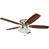 Honeywell Glen Alden Ceiling Fan with 4 Lights - 52 Inch, Brushed Nickel