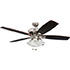 Honeywell Birnham Indoor Ceiling Fan, Brushed Nickel, 52-Inch - 50191