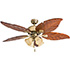Honeywell Royal Palm Indoor Ceiling Fan, Aged Brass Tropical, 52-Inch - 50504