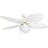 Honeywell Inland Breeze Indoor and Outdoor Ceiling Fan, White, 52-Inch - 50511
