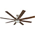 Honeywell Xerxes Indoor Ceiling Fan, Brushed Nickel, 62-Inch - 50608