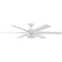 Honeywell Kaliza Ceiling Fan, Bright White, 56-Inch - 51477