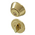 Honeywell Single Cylinder Deadbolt, Polished Brass, 8111009