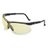 Howard Leight by Honeywell Genesis Shooting Safety Eyewear, Black Frame, Amber Lens, Anti-Fog Lens Coating - R-03571