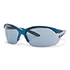 Honeywell Vapor Safety Eyewear with Contoured Fit Design, Sporty Metallic Blue Frame, TSR Gray Lens, Anti-Fog Lens Coating - RWS-51005