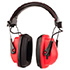 Honeywell Stereo Hearing Protector Earmuffs w/ Audio Jack, Black/Red - RWS-53011