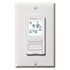 Honeywell Home Solar Programmable Light Switch Timer, 40 Watt Minimum Lights Only - RPLS540A, White