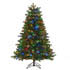 Honeywell 5 ft Pre-Lit Christmas Tree, Crestone Fir Artificial Tree with 250 Dual Color Changing LED Lights