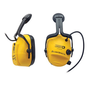 Howard Leight Impact Series Sound Amplification Hard Hat Electronic Earmuff