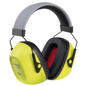 Honeywell VS130HV VeriShield Hi-Viz Yellow Over-The-Head Earmuff