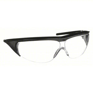 Uvex by Honeywell Anti-Fog Coating Safety Glasses, Black with Clear Lenses