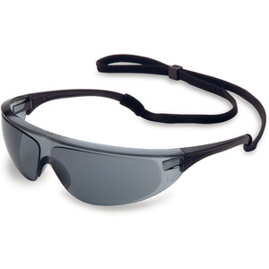 Uvex by Honeywell Millennia Sport Safety Eyewear, Black with Anti-Scratch Lens