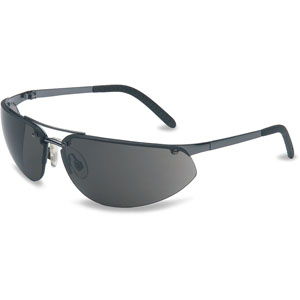 Uvex by Honeywell Fuse Anti-Scratch Safety Eyewear, Gunmetal with Gray Lens