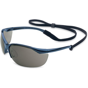UVEX by Honeywell 11150906 Vapor Safety Eyewear Metallic Blue/Gray