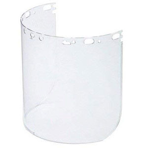 Honeywell Protecto-Shield: 8 1/2 X 15 X .07 in. Clear Polycarbonate Faceshield