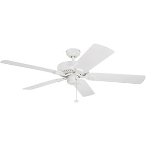 Honeywell Belmar Traditional Indoor/Outdoor Ceiling Fan - 52 Inch, White