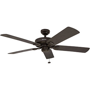 Honeywell Belmar Traditional Indoor/Outdoor Ceiling Fan - 52 Inch, Bronze