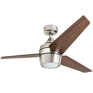 Honeywell Eamon Indoor Ceiling Fan, Modern Brushed Nickel, 52-Inch - 50604-03