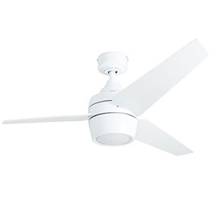 Honeywell Eamon 52 In. Modern Bright White Remote Control Ceiling Fan - 50605-03