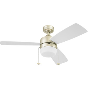 Honeywell Barcadero 3-Blade Ceiling Fan with Light - 44 Inch, Champagne