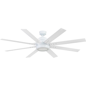 Honeywell Xerxes 62-inch Ceiling Fan with Remote, Bright White