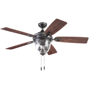 Honeywell Glencrest Modern Indoor/Outdoor Ceiling Fan - 52 Inch, Iron